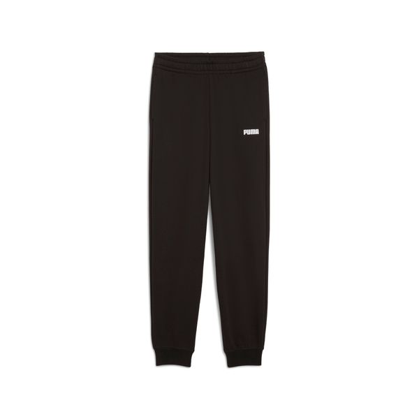 PUMA Women's Puma Essentials Logo Sweatpants Youth, Black, Size 9-10Y, Clothing