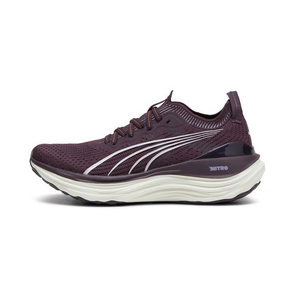 PUMA Women's Puma Forever Run NITRO Knit's Running Shoes, Purple, Size 36, Shoes