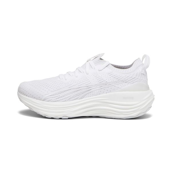 PUMA Women's Puma Forever Run NITRO Knit's Running Shoes, White, Size 40, Shoes