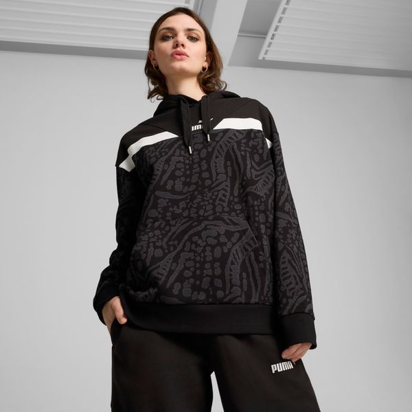 PUMA Women's Puma HYPERNATURAL Hoodie, Black, Size M, Clothing