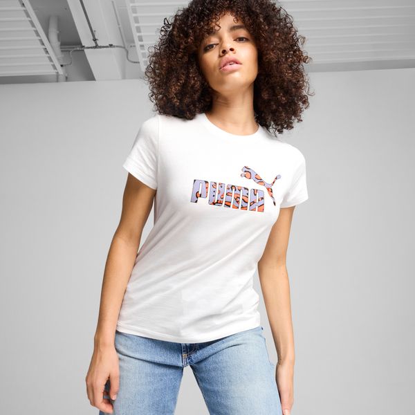 PUMA Women's Puma HYPERNATURAL T-Shirt, White, Size M, Clothing