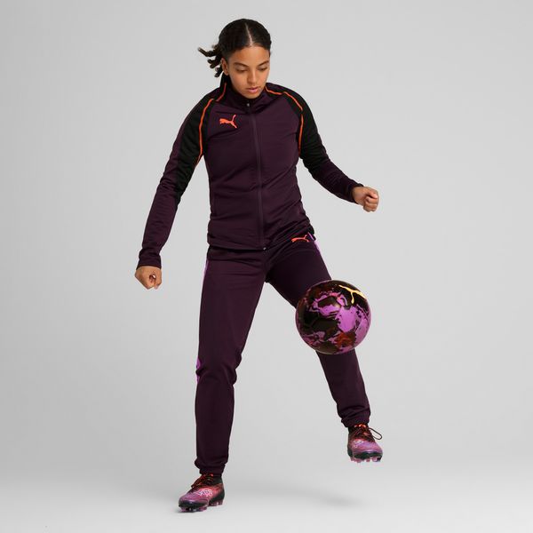 PUMA Women's Puma Individual BLAZE Football Tracksuit, Purple, Size XL, Clothing