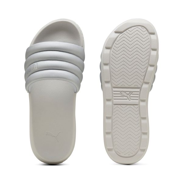 PUMA Women's Puma Karmen Puffy Aqua Metallics Slides, Size 42, Shoes