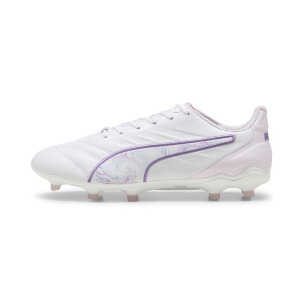 PUMA Women's Puma KING PRO BL FG/AG Football Boots, White, Size 40.5, Shoes