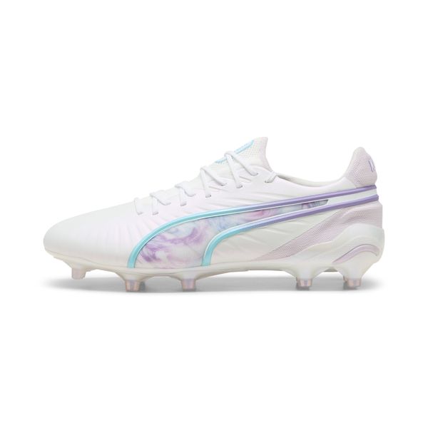 PUMA Women's Puma KING ULTIMATE BL FG/AG Football Boots, White, Size 41, Shoes