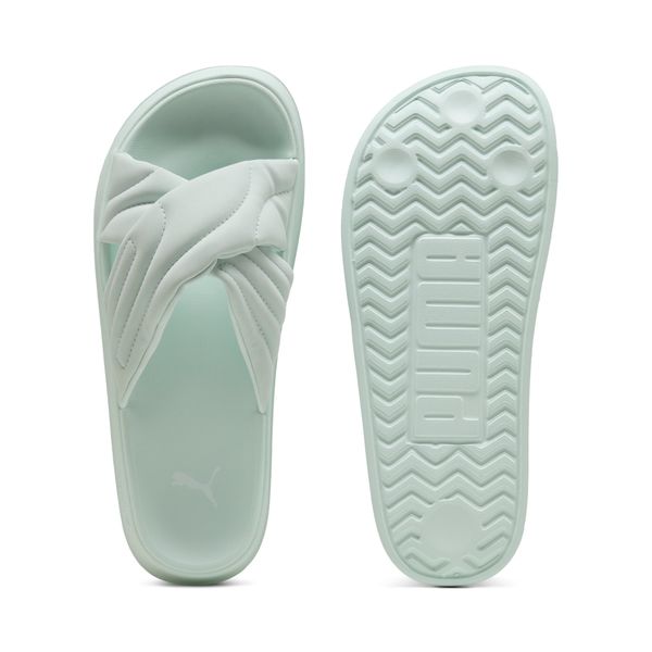 PUMA Women's Puma Leadcat Platform Sandals, Blue, Size 35.5, Shoes