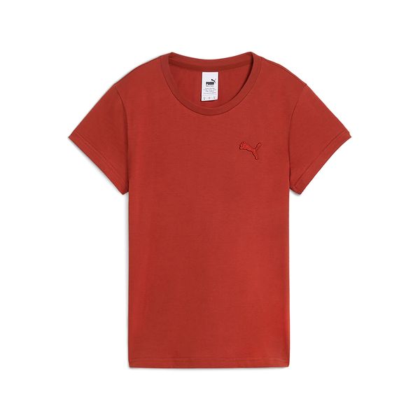 PUMA Women's Puma Made In France T-Shirt, Red, Size XS, Clothing