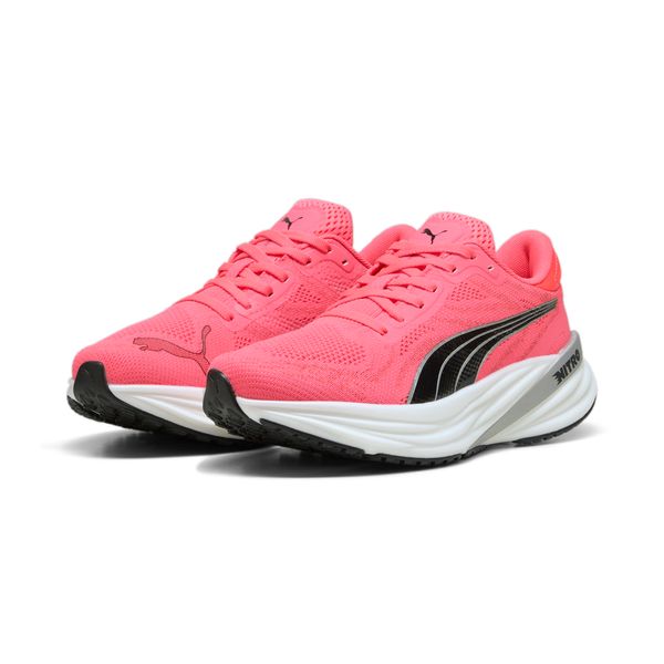PUMA Women's Puma Magnify NITRO™ 2 Running Shoes, Pink, Size 38.5, Sports