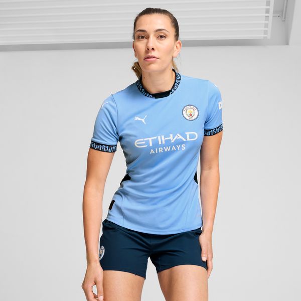 PUMA Women's Puma Manchester City 24/25 Home Jersey, Blue, Size XL, Clothing