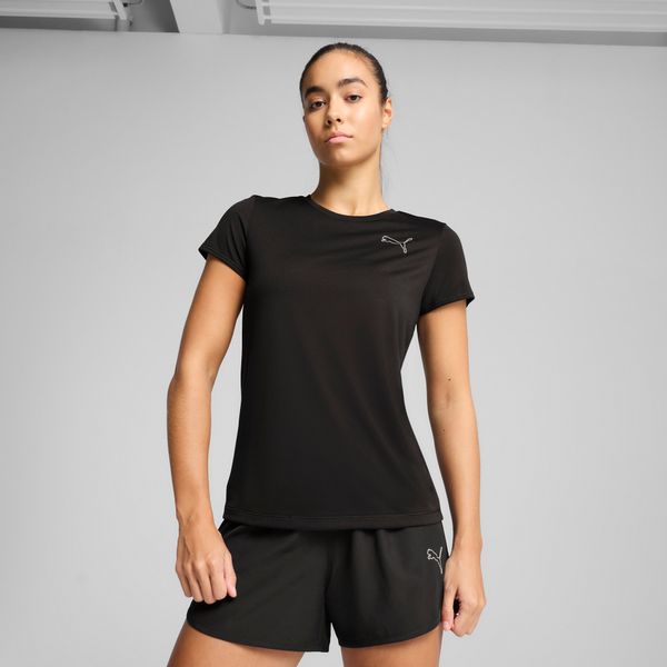 PUMA Women's Puma MASS MERCHANTS Active T-Shirt, Black, Size S, Clothing