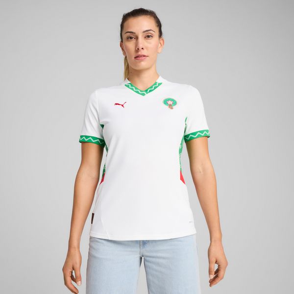 PUMA Women's Puma Morocco 2025 Away Jersey, White, Size L, Clothing