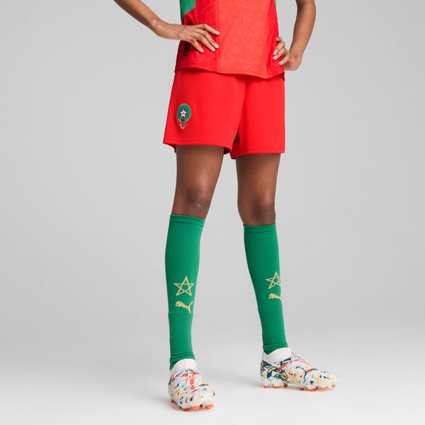 PUMA Women's Puma Morocco 2025 Shorts, Red, Size L, Clothing