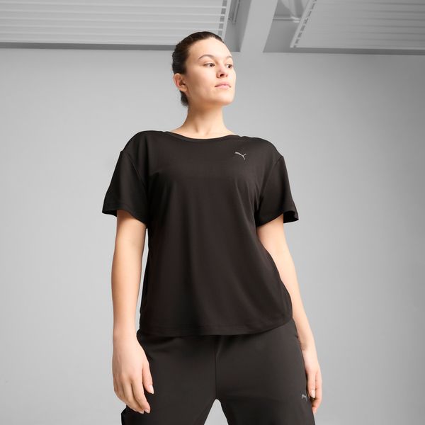 PUMA Women's Puma MOVE CLOUDSPUN Loose Fit T-Shirt, Black, Size L, Clothing