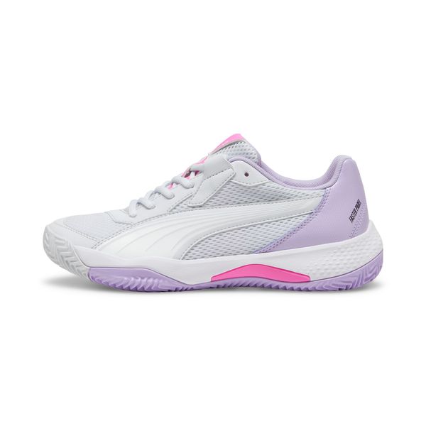 PUMA Women's Puma NOVA Court's Padel Shoes, Gray, Size 37, Shoes