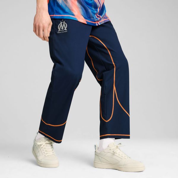 PUMA Women's PUMA Olympique De Marseille Ftblstatement Track Pants Men, Dark Blue