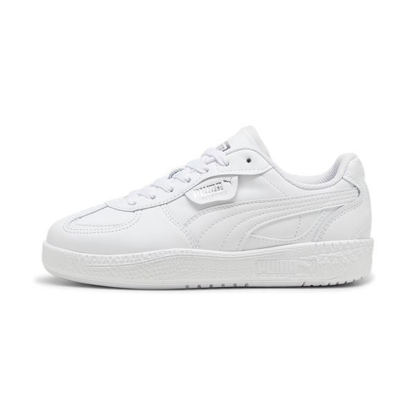 PUMA Women's Puma Palermo Moda Leather Sneakers, White, Size 37, Shoes