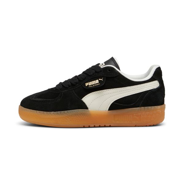 PUMA Women's Puma Palermo Moda Xtra Gum Sneakers, Black, Size 38.5, Shoes