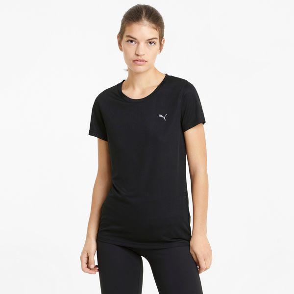 PUMA Women's Puma Performance Training T-Shirt, Black, Size S, Clothing