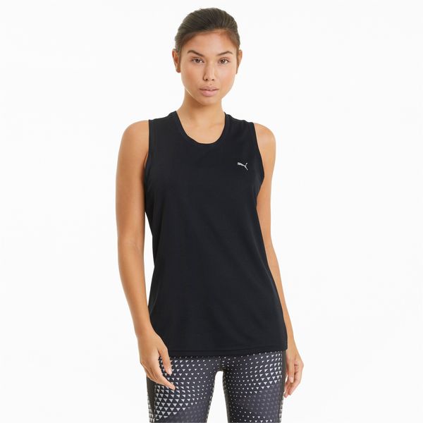 PUMA Women's Puma Performance Training Tank Top, Black, Size L, Clothing