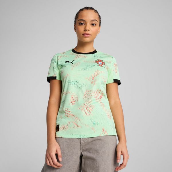 PUMA Women's Puma Portugal's Team 2025 Away Jersey, Green, Size XL, Clothing