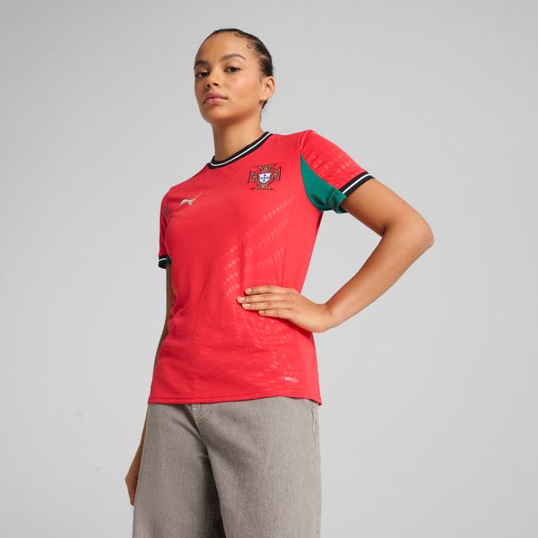 PUMA Women's Puma Portugal's Team 2025 Home Jersey, Red, Size XXL, Clothing