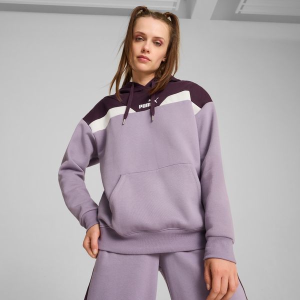 PUMA Women's Puma POWER Hoodie, Purple, Size S, Clothing