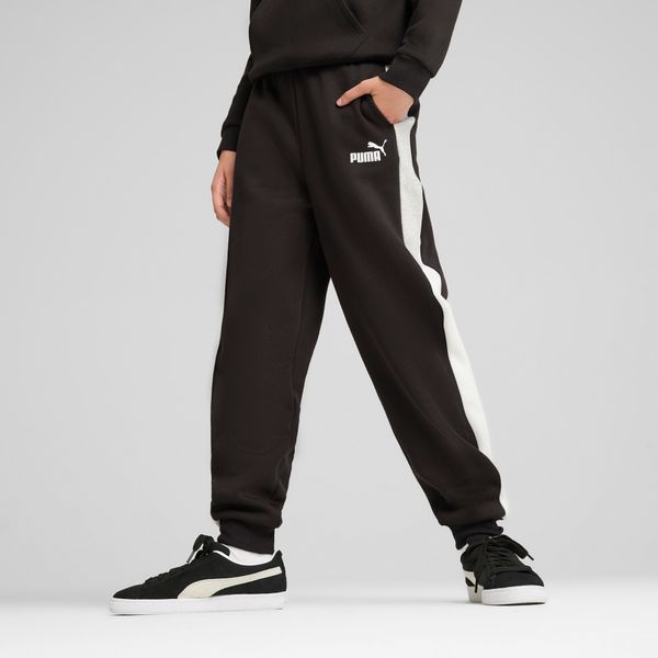 PUMA Women's Puma POWER Sweatpants Youth, Black, Size 7-8Y, Clothing