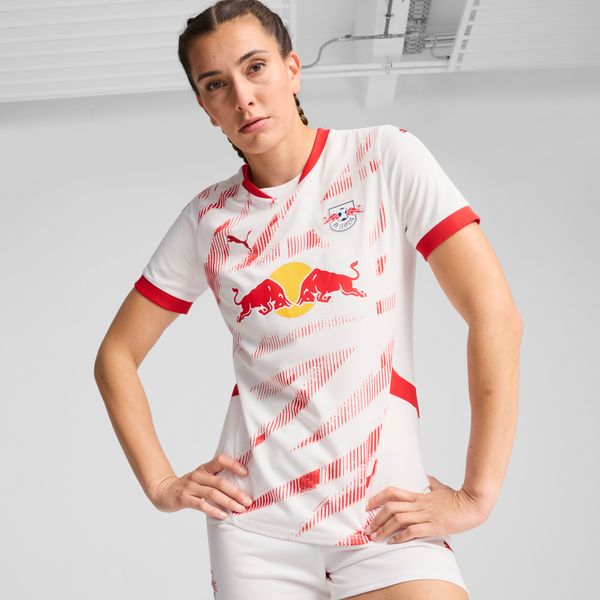 PUMA Women's Puma RB Leipzig 24/25 Home Jersey, White, Size M, Clothing