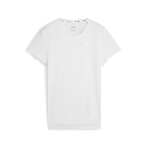 PUMA Women's Puma RUN FAVORITE's T-Shirt, White, Size XL, Clothing