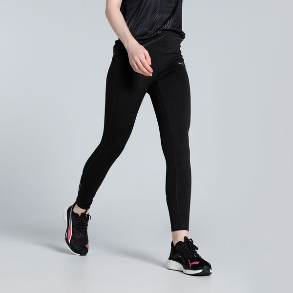 PUMA Women's Puma RUN Microfleece Tights, Black, Size L, Clothing