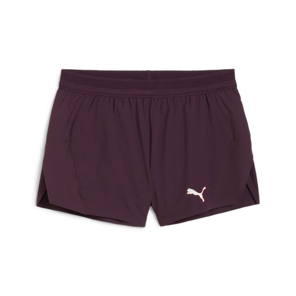 PUMA Women's Puma RUN ULTRAWEAVE VELOCITY's 3" Running Shorts, Purple, Size L, Clothing