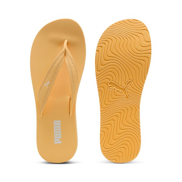 PUMA Women's Puma Sandy Flip-Flops, Orange, Size 35.5, Shoes