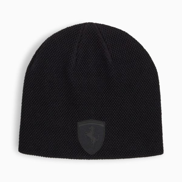 PUMA Women's PUMA Scuderia Ferrari Style Beanie Hat, Black