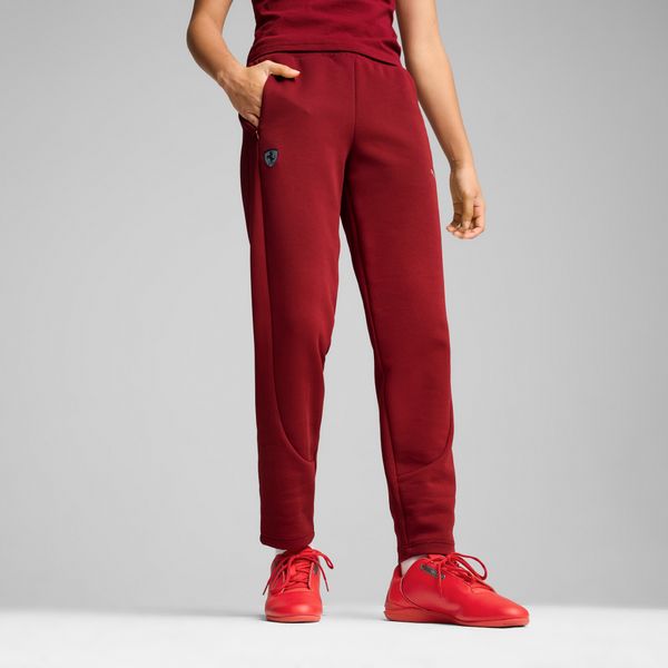 PUMA Women's Puma Scuderia Ferrari Style Sweatpants, Red, Size XL, Clothing