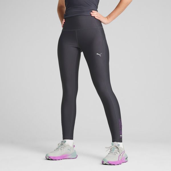 PUMA Women's Puma SEASONS Trail Running Tights, Gray, Size XS, Clothing