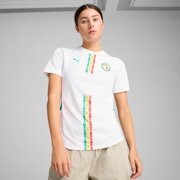 PUMA Women's Puma Senegal 2025 Home Jersey, White, Size XL, Clothing