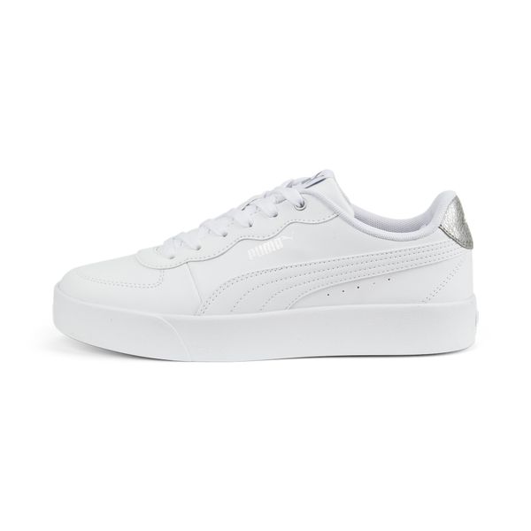 PUMA Women's Puma Skye Clean Distressed Sneakers, White, Size 37, Shoes