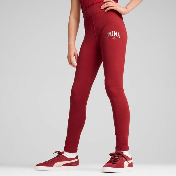 PUMA Women's Puma SQUAD Leggings Youth, Red, Size 11-12Y, Clothing