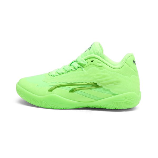 PUMA Women's Puma Stewie 3 Team Basketball Shoes, Green, Size 37.5, Shoes