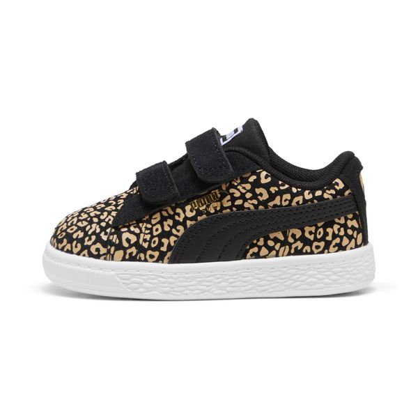 PUMA Women's Puma Suede Classic LF Cheetah Sneakers Toddler, Black, Size 26, Shoes