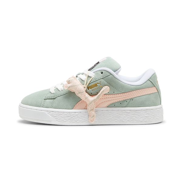 PUMA Women's Puma Suede XL Merry X-mas Sneakers, Green, Size 40.5, Shoes