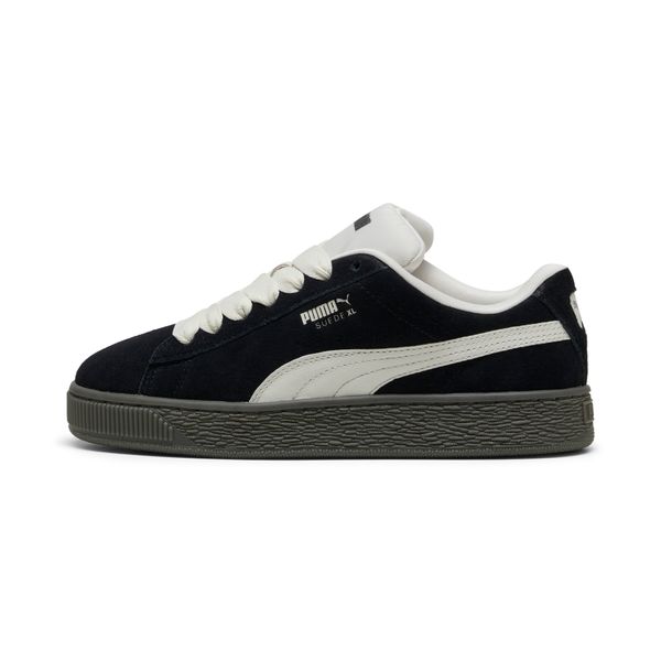 PUMA Women's Puma Suede XL Quiet Lux Sneakers, Black, Size 40, Shoes