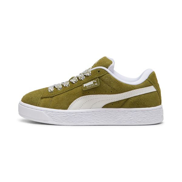 PUMA Women's Puma Suede XL Soft's Sneakers, Green, Size 40, Shoes