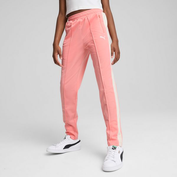 PUMA Women's Puma T7 ALWAYS ON Slim Track Pants Youth, Pink, Size 9-10Y, Clothing