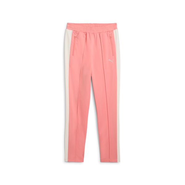 PUMA Women's Puma T7 ALWAYS ON Slim Track Pants Youth, Pink, Size 9-10Y, Shop