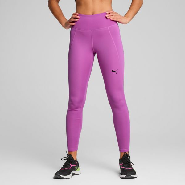 PUMA Women's Puma TAD ESSENTIALS Tights, Purple, Size XL, Clothing