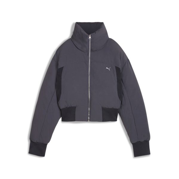 PUMA Women's Puma THE FAST RACE Jacket, Gray, Size XS, Clothing