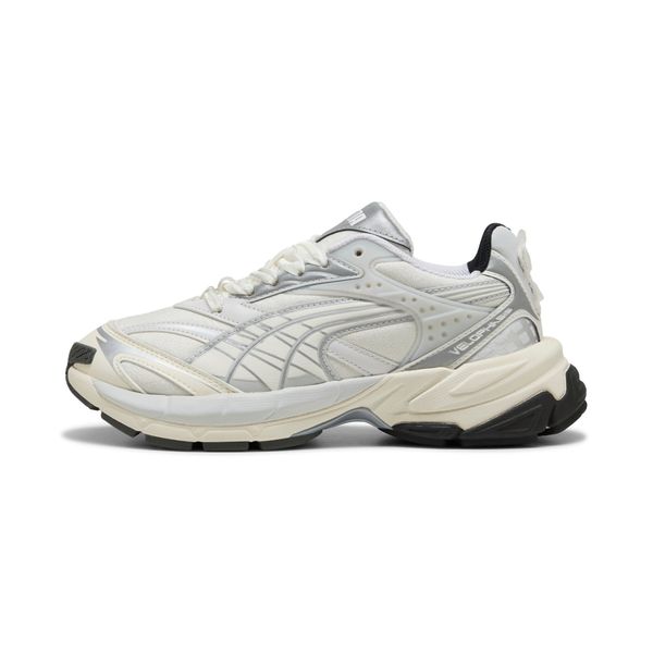 PUMA Women's Puma Velophasis Glam Athletics, White, Size 35.5, Shoes