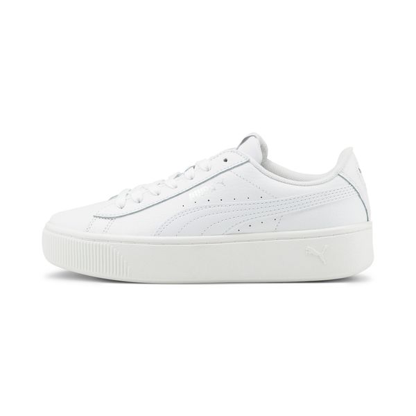 PUMA Women's Puma Vikky Stacked's Trainers, White, Size 38.5, Shoes