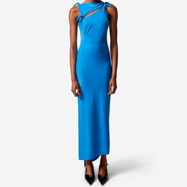 PUMA Women's Puma x COPERNI Floor Length Dress, Blue, Size XS, Clothing